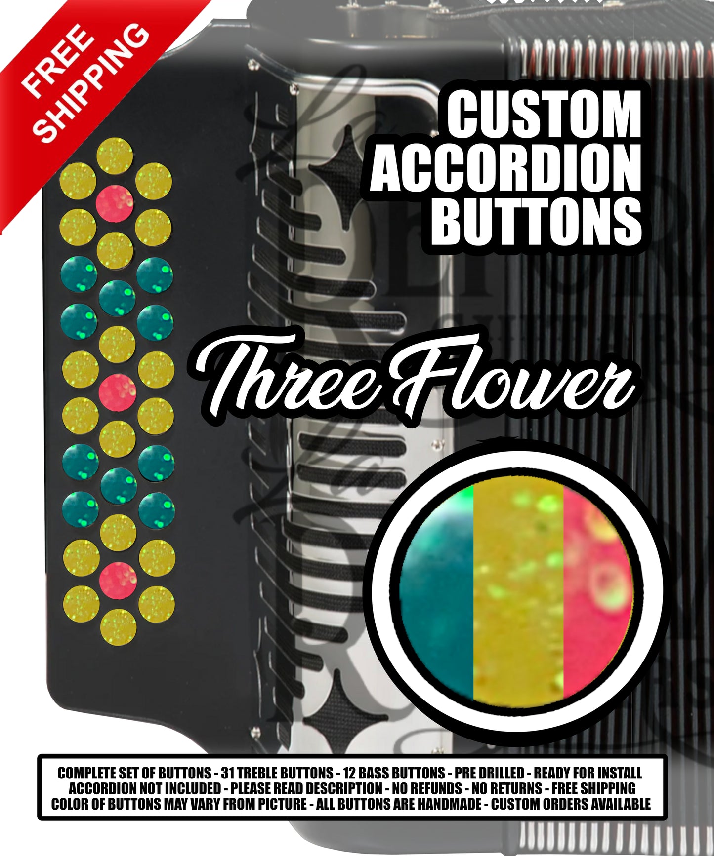 CUSTOM ACCORDION BUTTONS