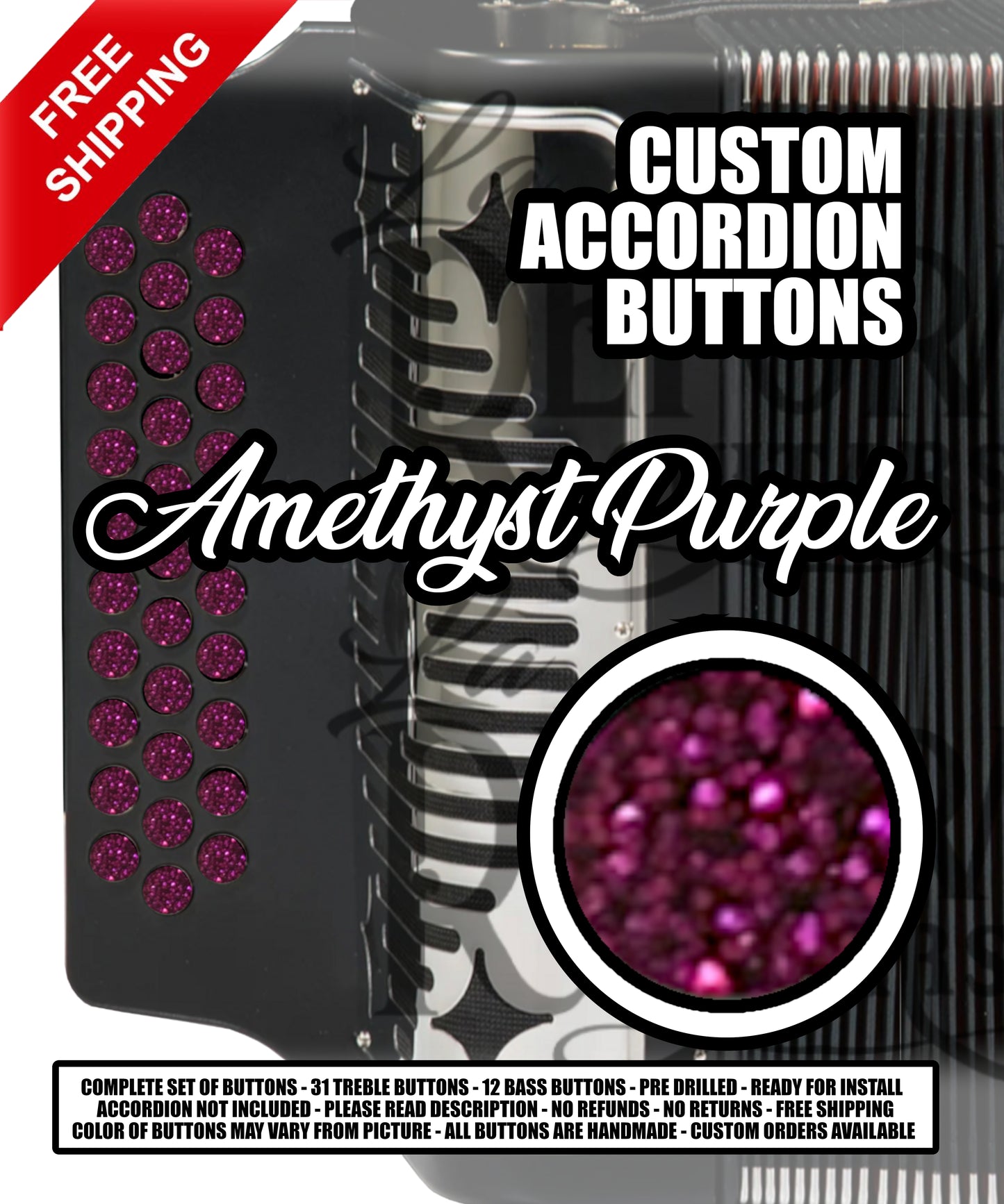 CUSTOM ACCORDION BUTTONS