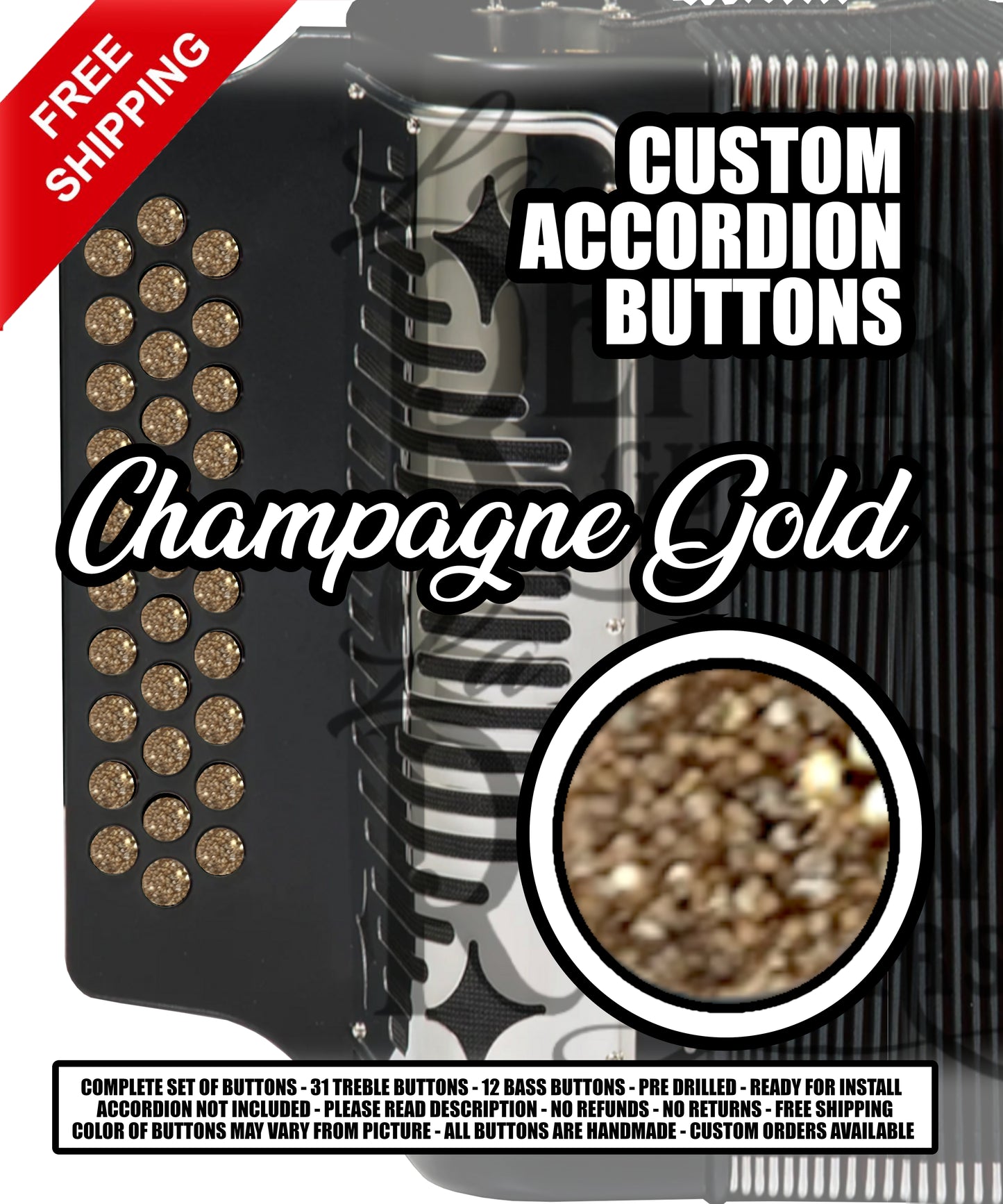 CUSTOM ACCORDION BUTTONS