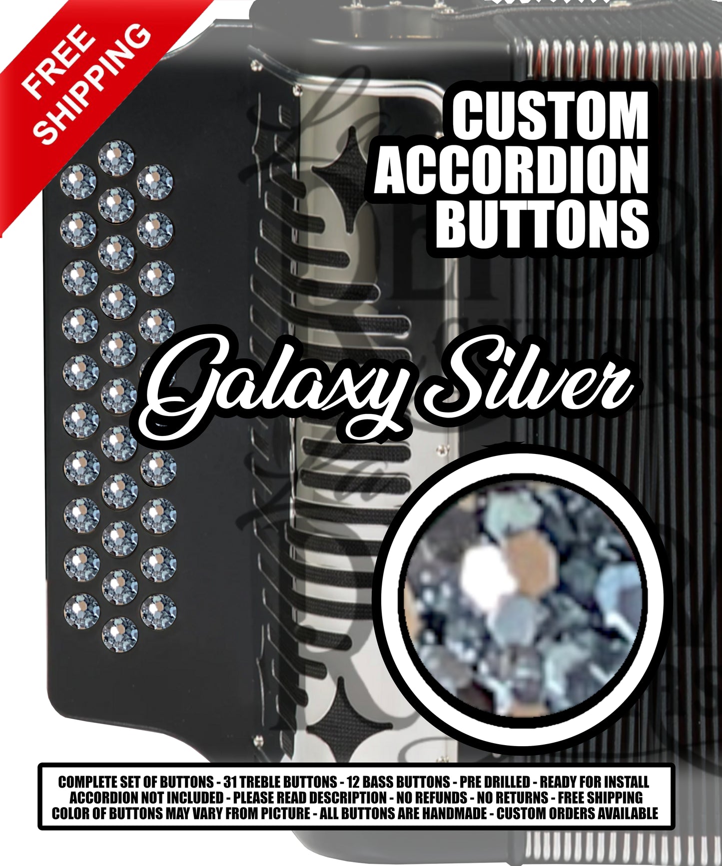 CUSTOM ACCORDION BUTTONS