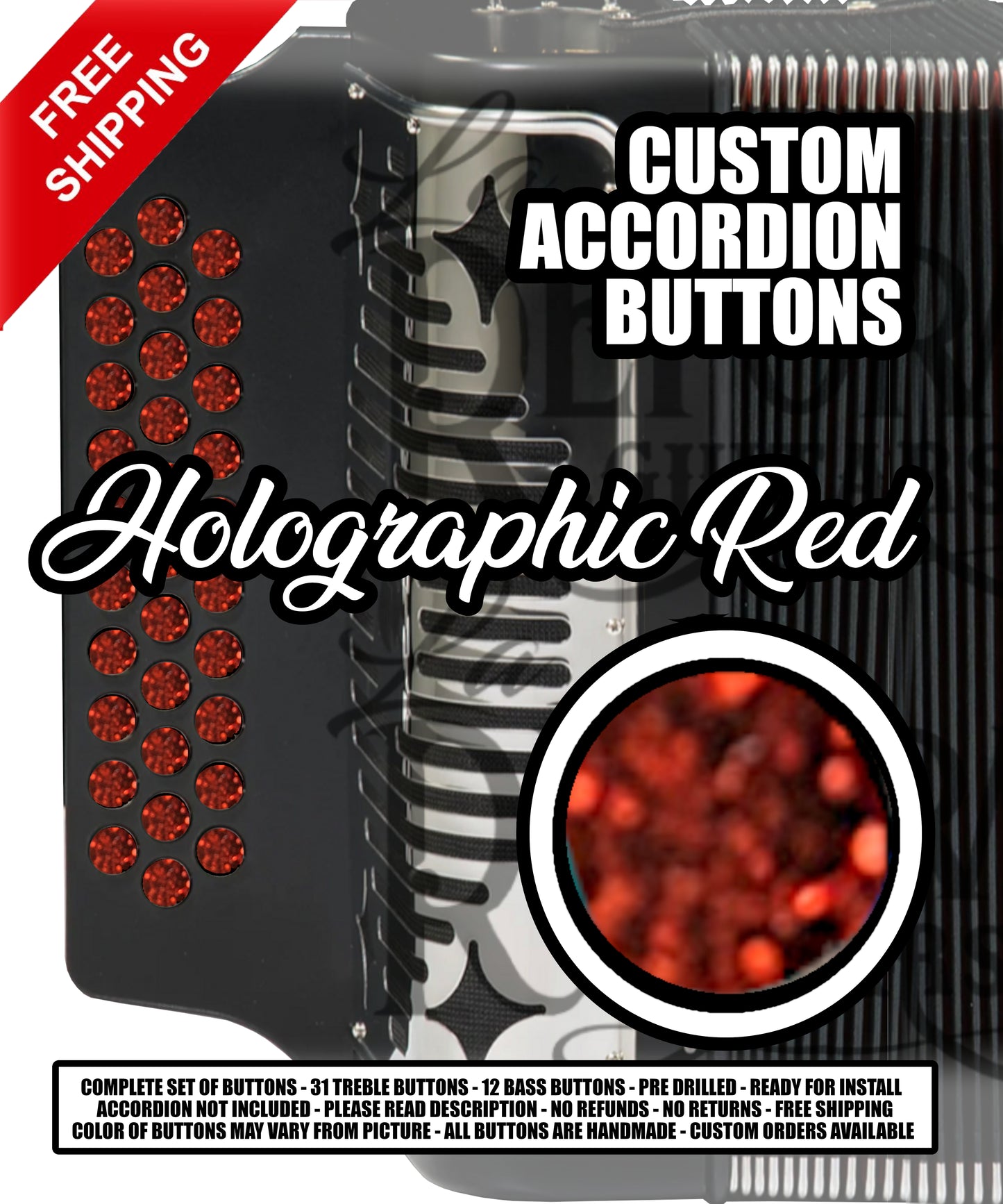 CUSTOM ACCORDION BUTTONS