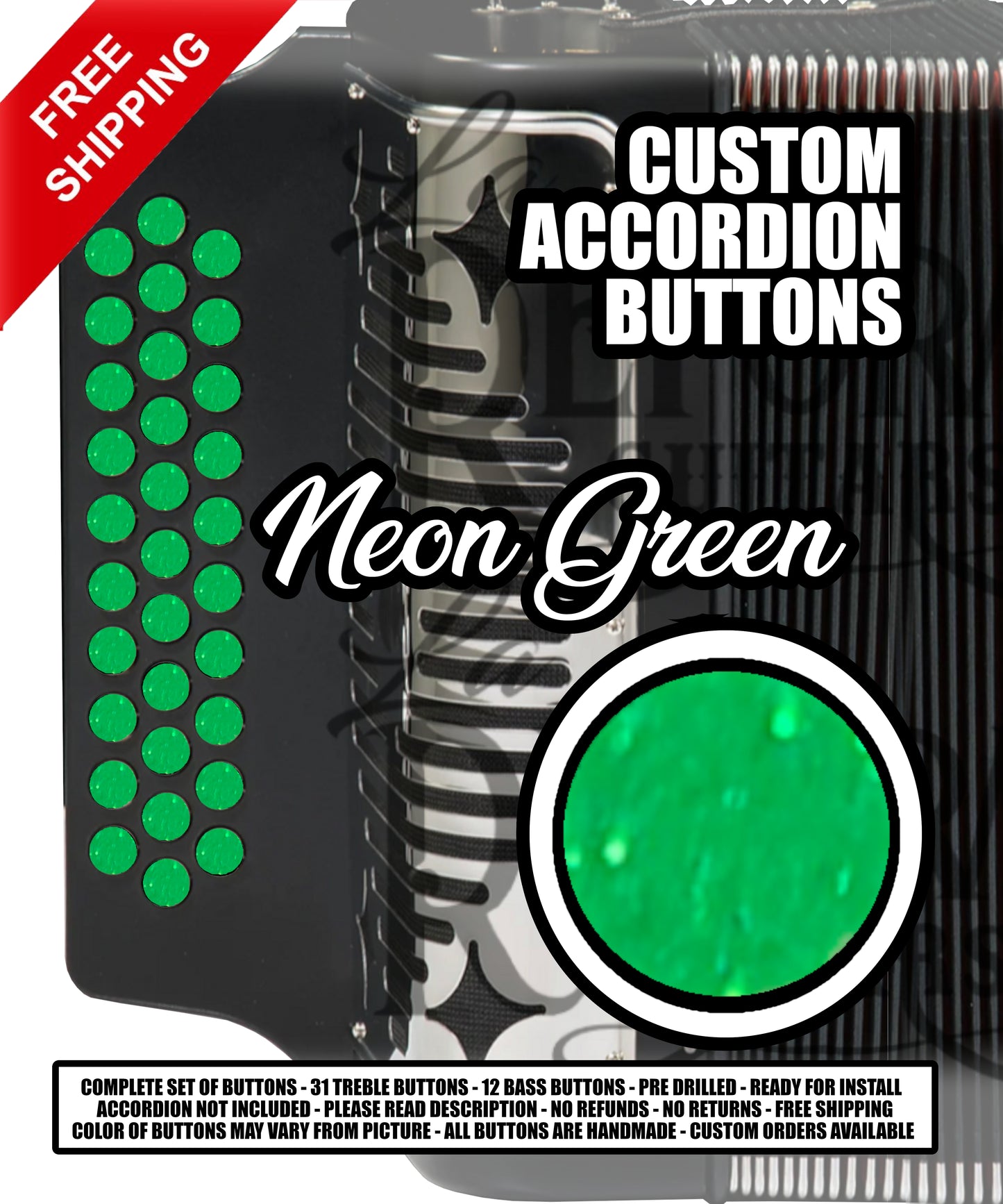 CUSTOM ACCORDION BUTTONS
