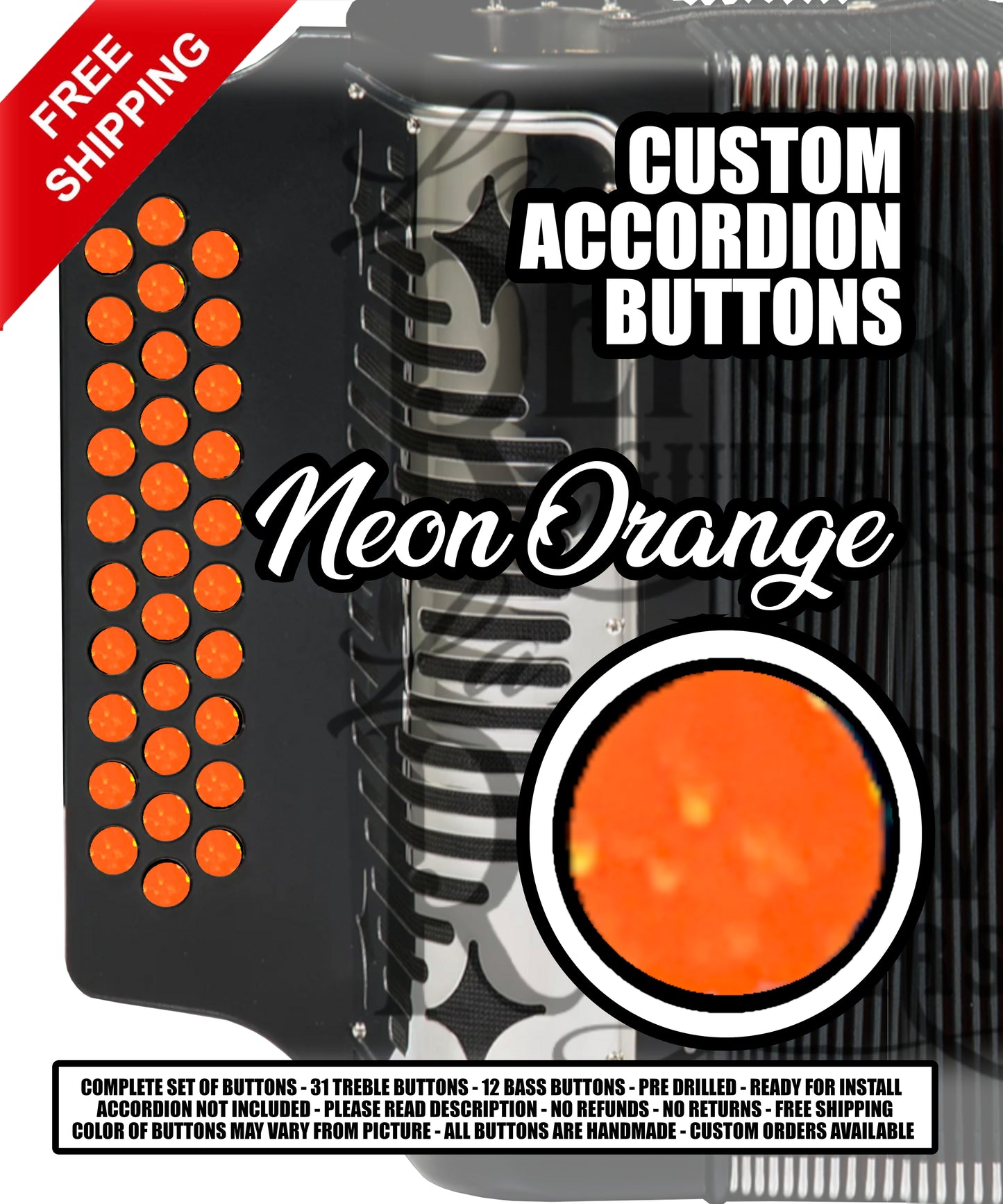 CUSTOM ACCORDION BUTTONS