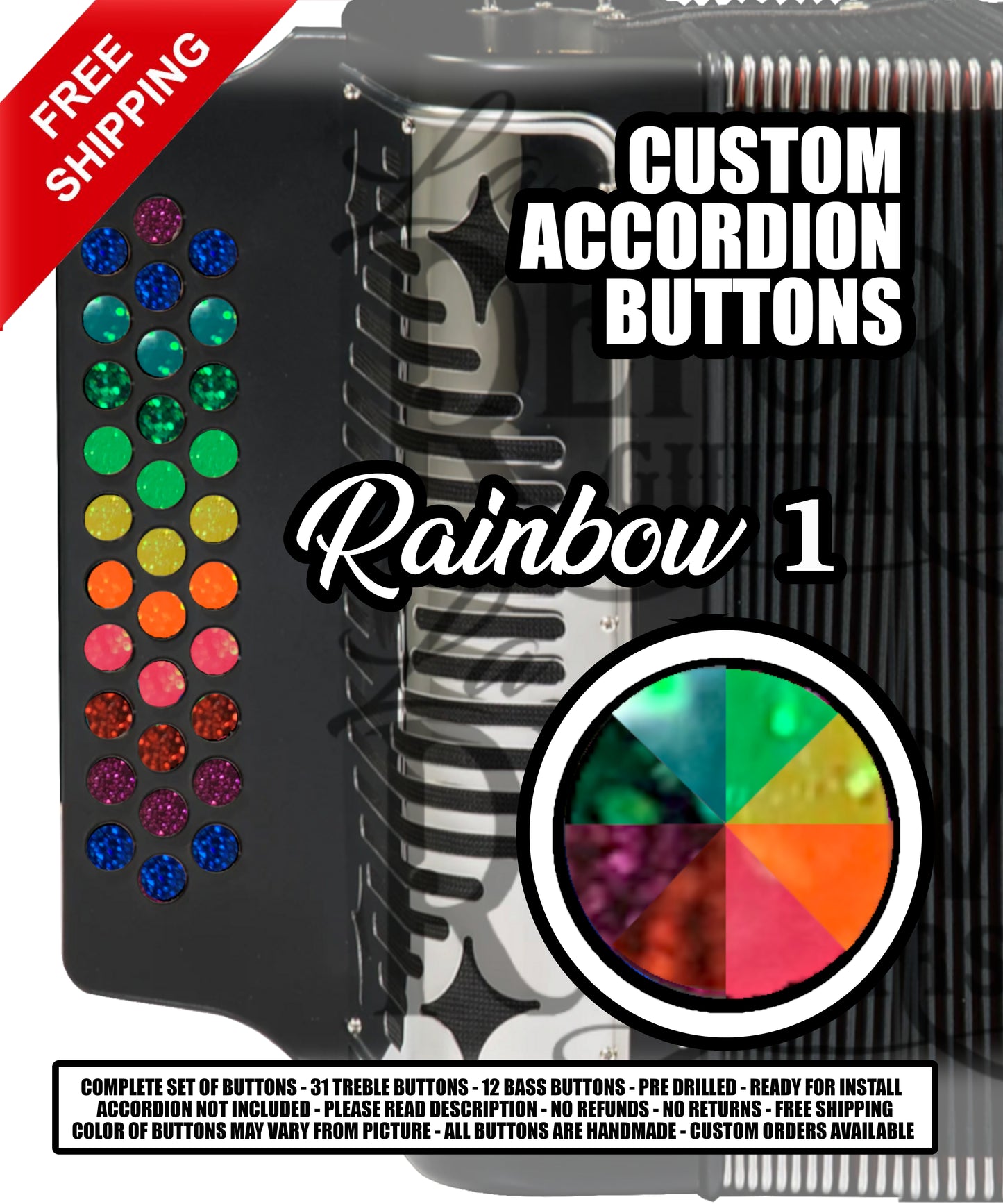 CUSTOM ACCORDION BUTTONS