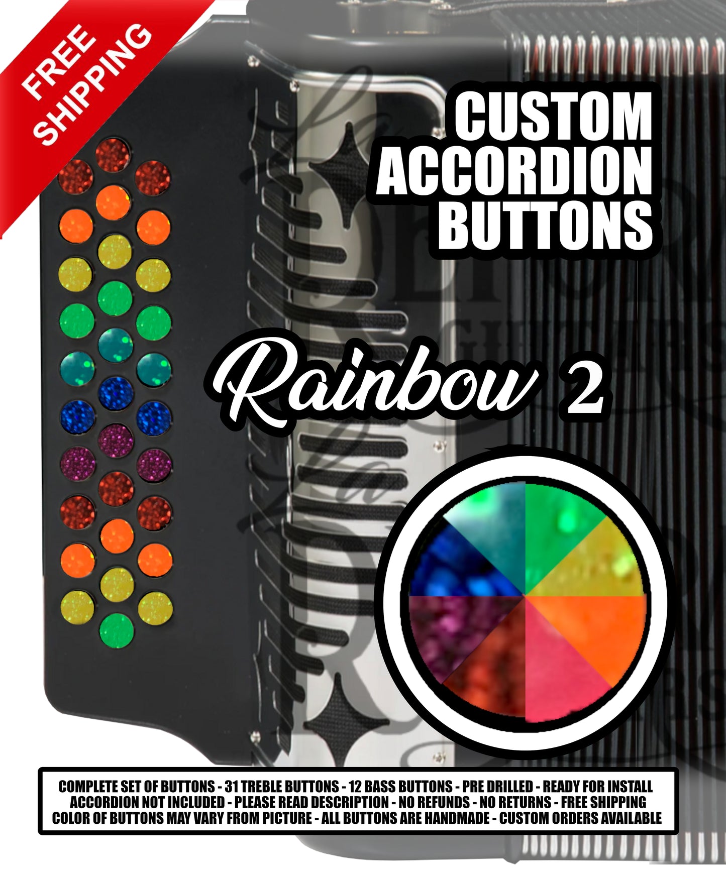 CUSTOM ACCORDION BUTTONS