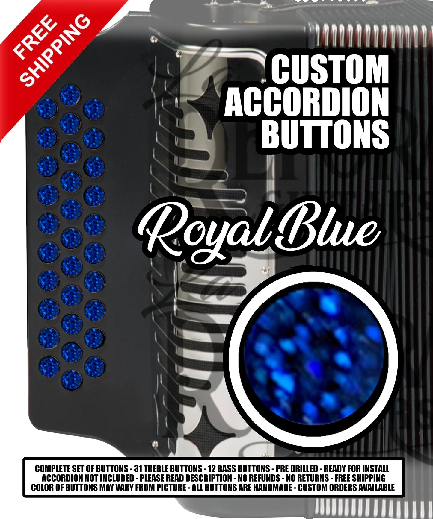 CUSTOM ACCORDION BUTTONS