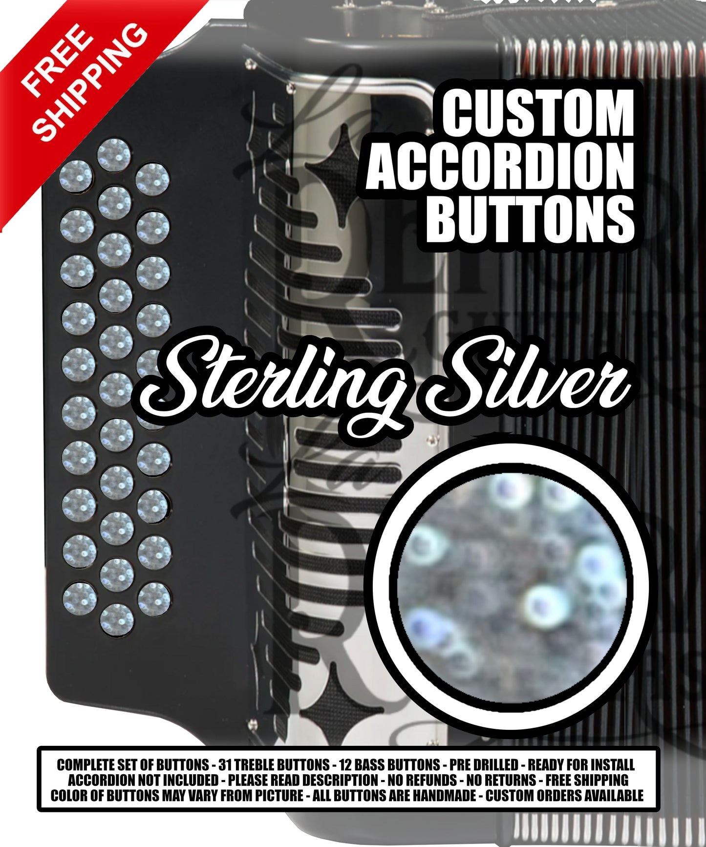 CUSTOM ACCORDION BUTTONS